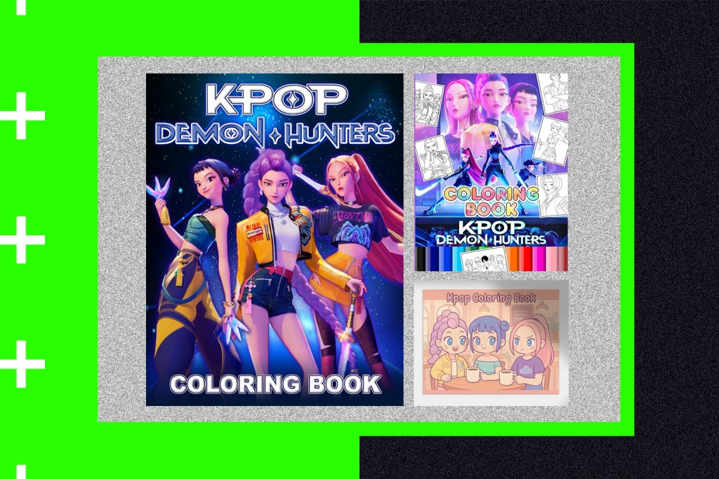 Explore o universo de 'KPop Demon Hunters' com novos livros de colorir não oficiais