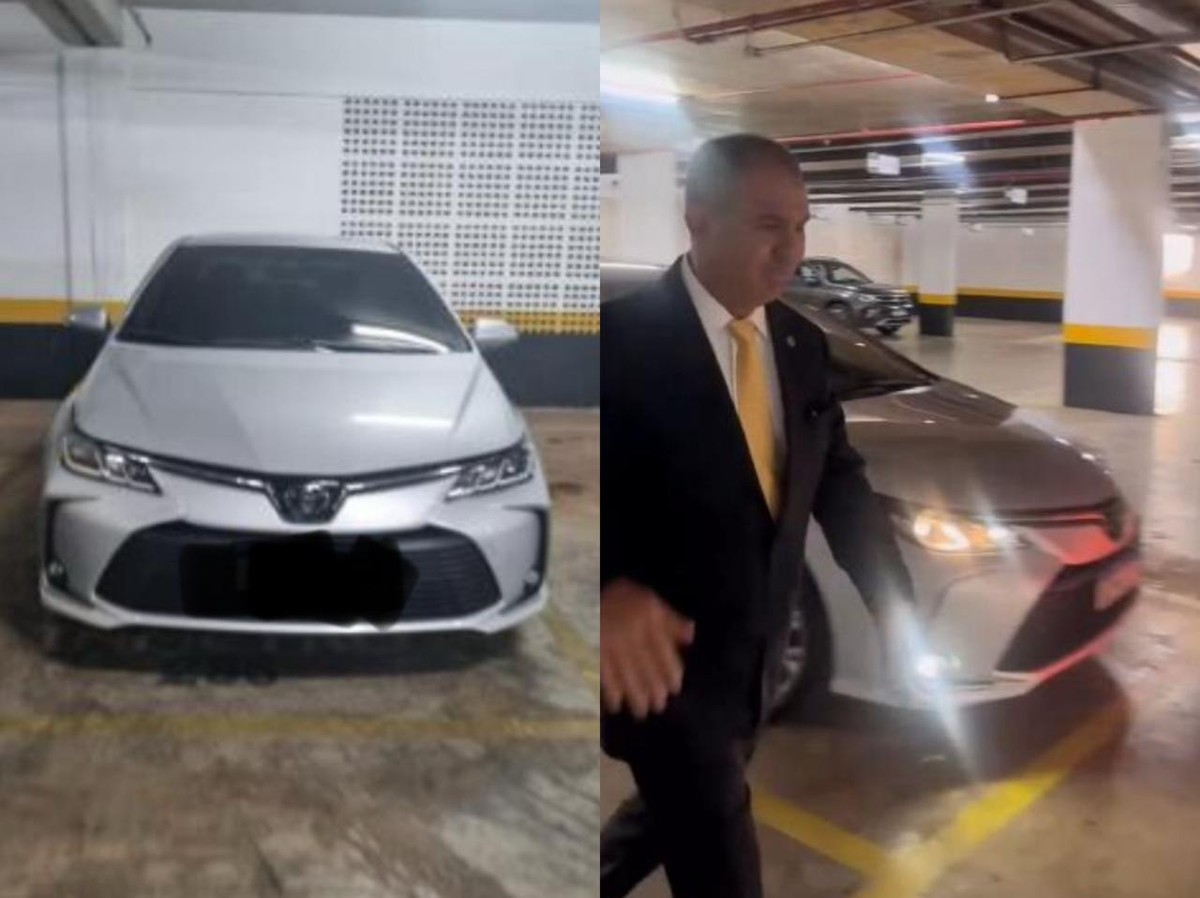 Presidente do Inmetro usa carro de locadora que tem contrato com instituto que presidiu por 12 anos (Foto: Reprodução)