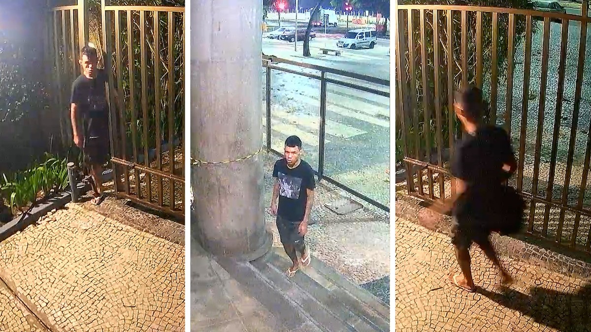 Homem com 86 passagens pela polícia é preso novamente por furtos na Zona Sul Patrick Rocha Maciel após invadir um prédio na Avenida Atlântica (Foto: Reprodução)