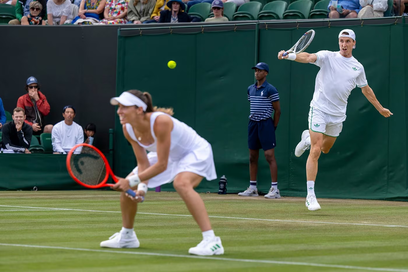 Stefani conquista vice-campeonato em duplas mistas no Wimbledon 2023 Foto: Reprodução