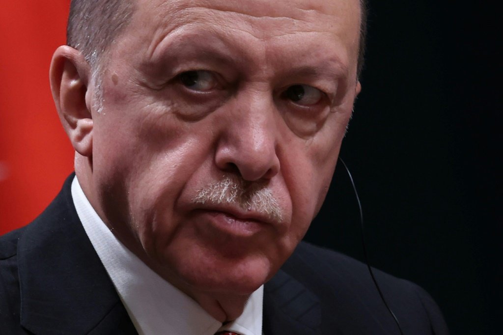 Três prefeitos da oposição são detidos em ação do governo turco de Erdogan Recep Tayyip Erdogan, presidente da Turquia (Foto: AFP)