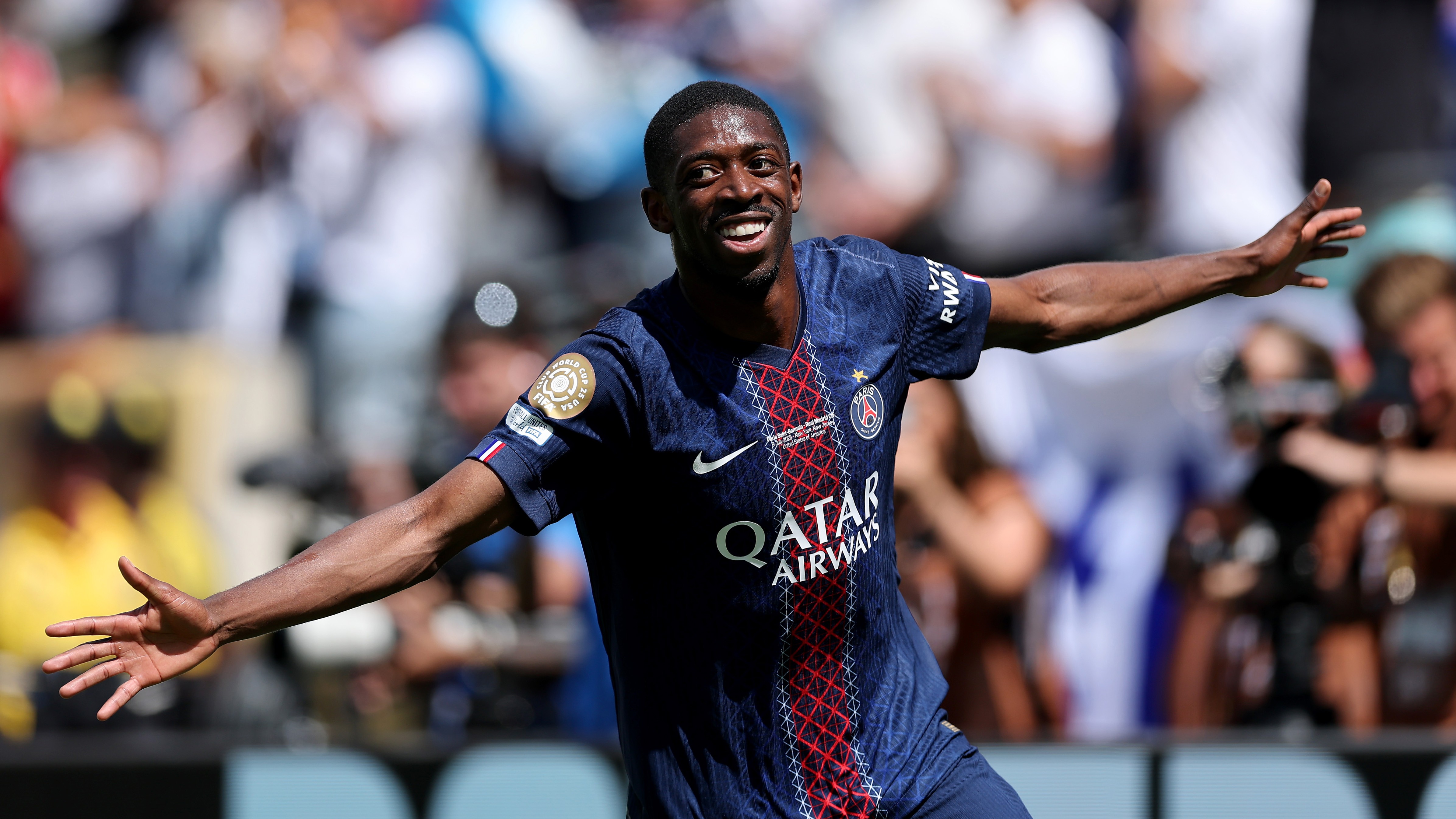 Luis Enrique destaca talento e importância de Dembélé para a equipe Foto: Reprodução