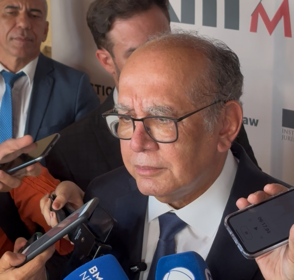 Gilmar destaca que decisão de Moraes sobre IOF incentiva busca por solução política Foto: Paulo Barros/InfoMoney