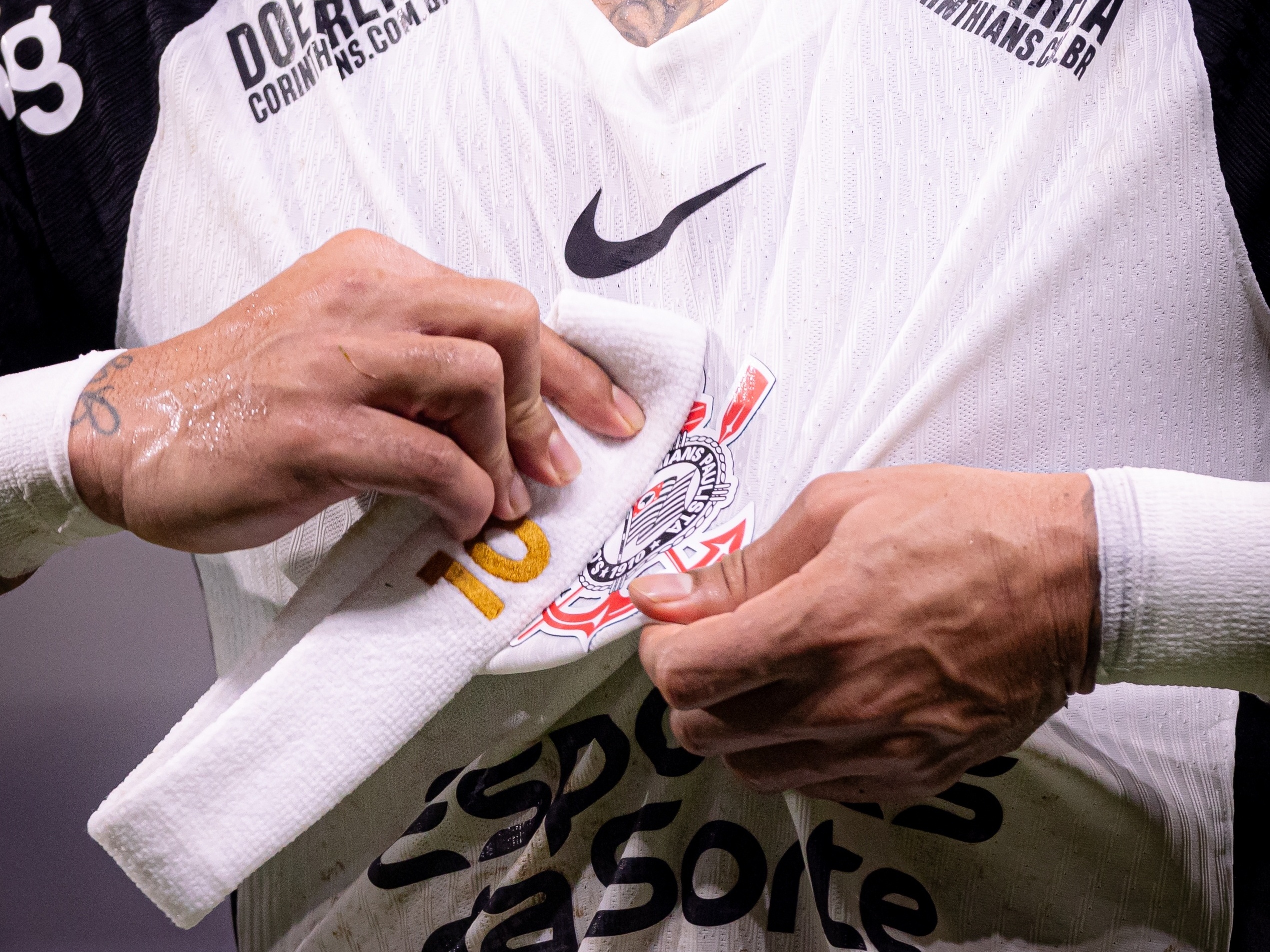 Corinthians renova com a Nike até 2035 em contrato bilionário de R$ 1,3 bi Nike fornece material esportivo para o Corinthians desde 2003 (Foto: Agência Corinthians)