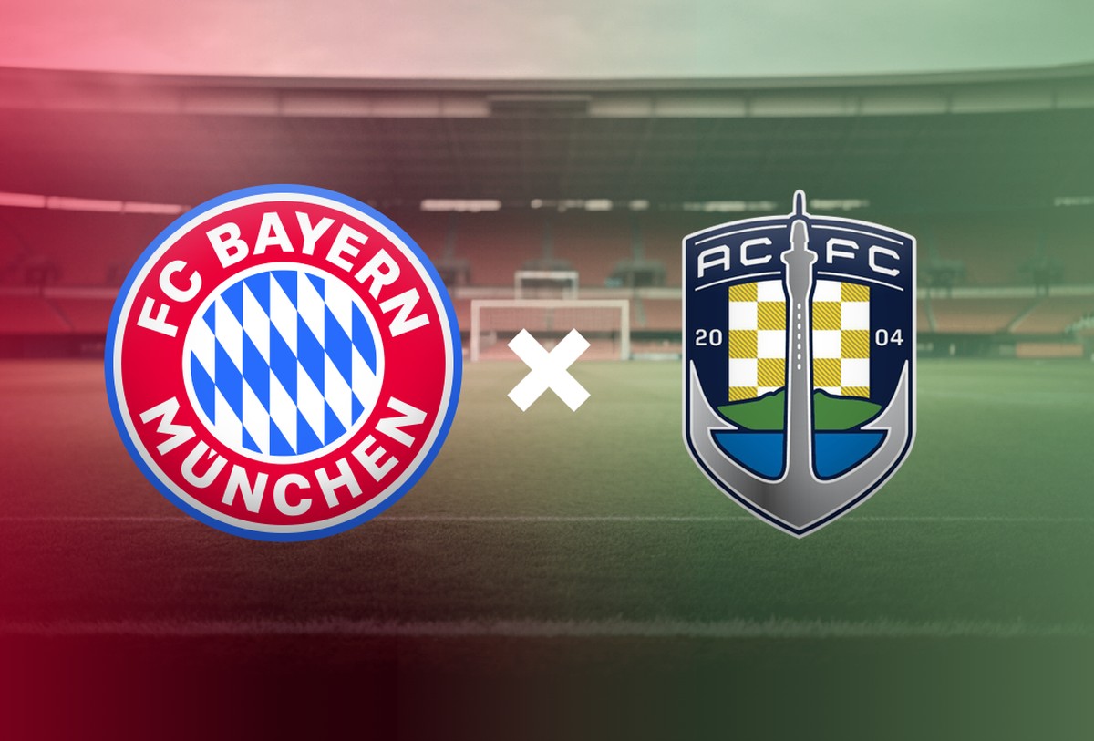 Bayern de Munique x Auckland City — Foto: Editoria de Arte