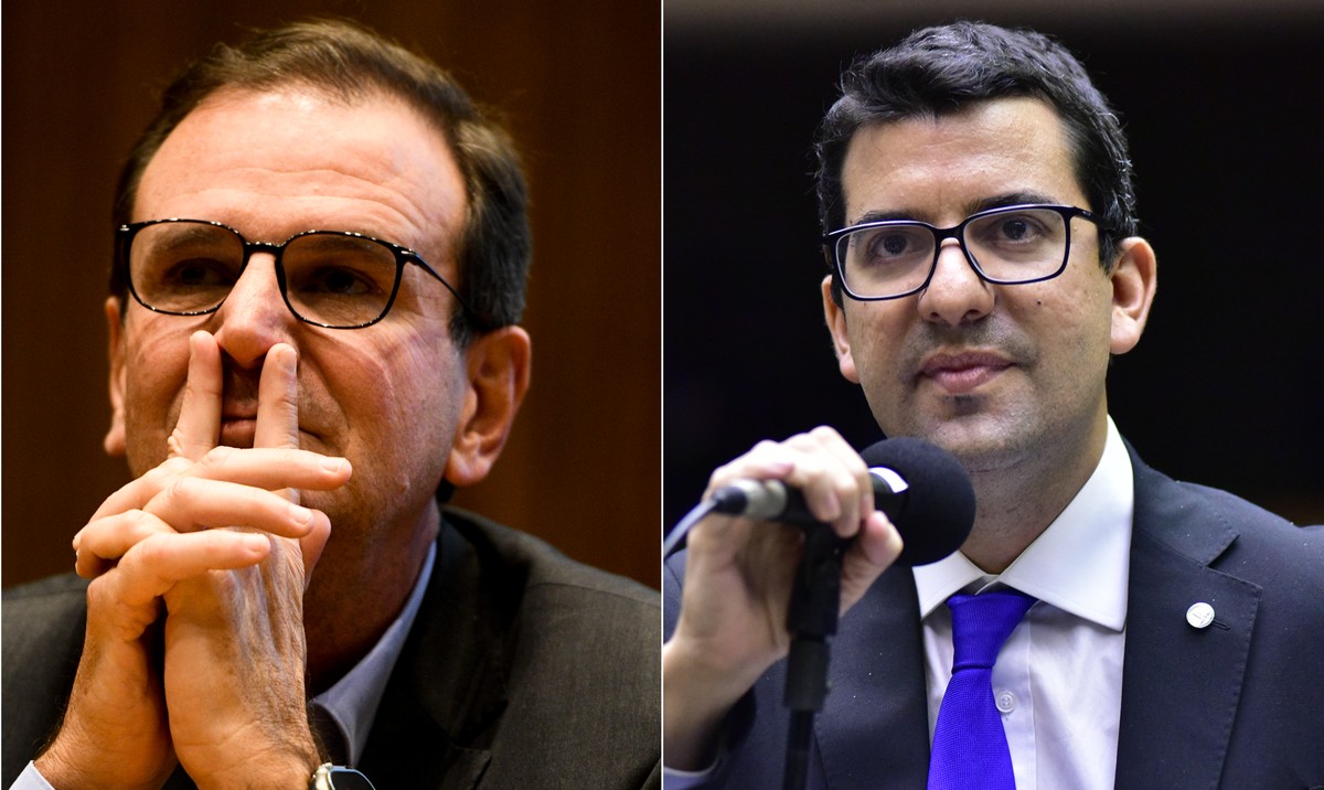 Paes recria secretaria e nomeia ex-adversário Marcelo Queiroz em gesto ao PSDB Eduardo Paes fecha aliança com o PSDB e escolhe o deputado federal Marcelo Queiroz para representar nova secretaria — Foto: Zeca Ribeiro / Câmara dos Deputados e Leo Pinheiro / Valor