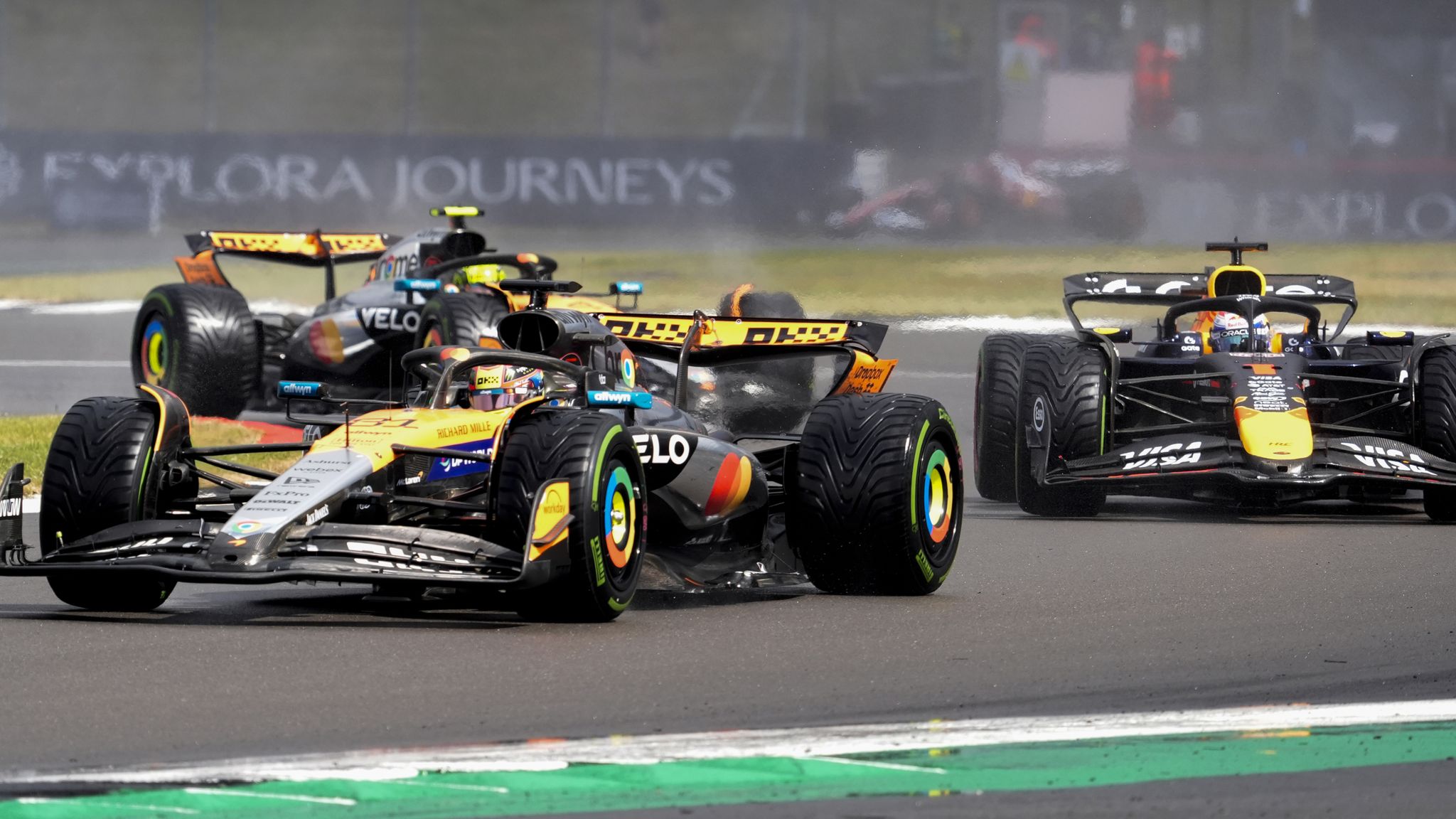 McLaren analisa penalidade 'muito severa' aplicada a Piastri após corrida Foto: Reprodução