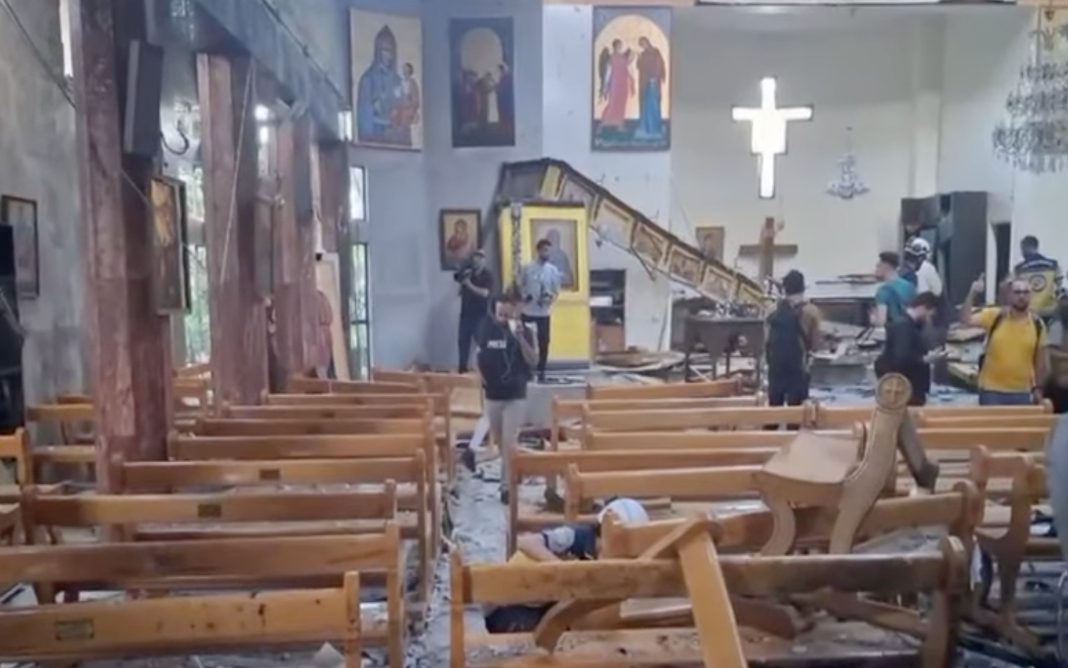 Ataque suicida em igreja na Síria deixa 25 cristãos mortos e gera protestos Foto: Reprodução