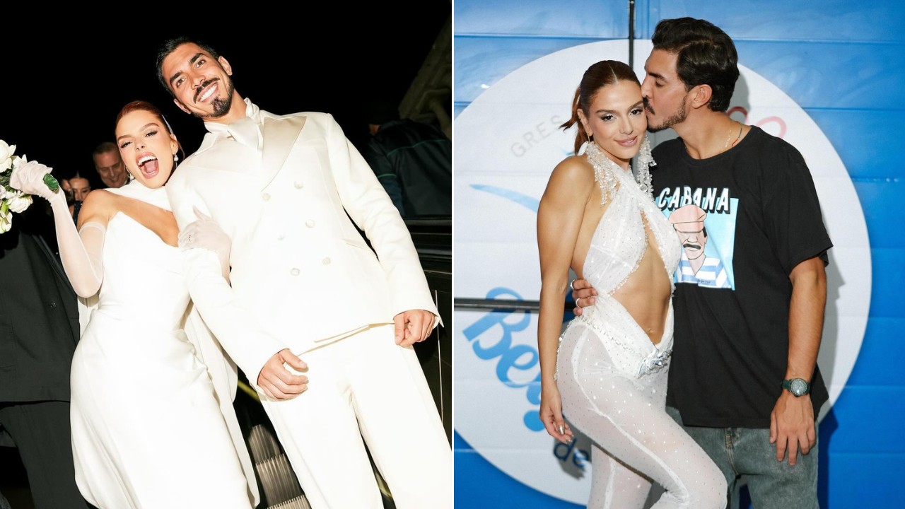 Casamento de Gio Lancellotti e Gabriel David em SP contará com bateria da Beija-Flor Foto: Reprodução
