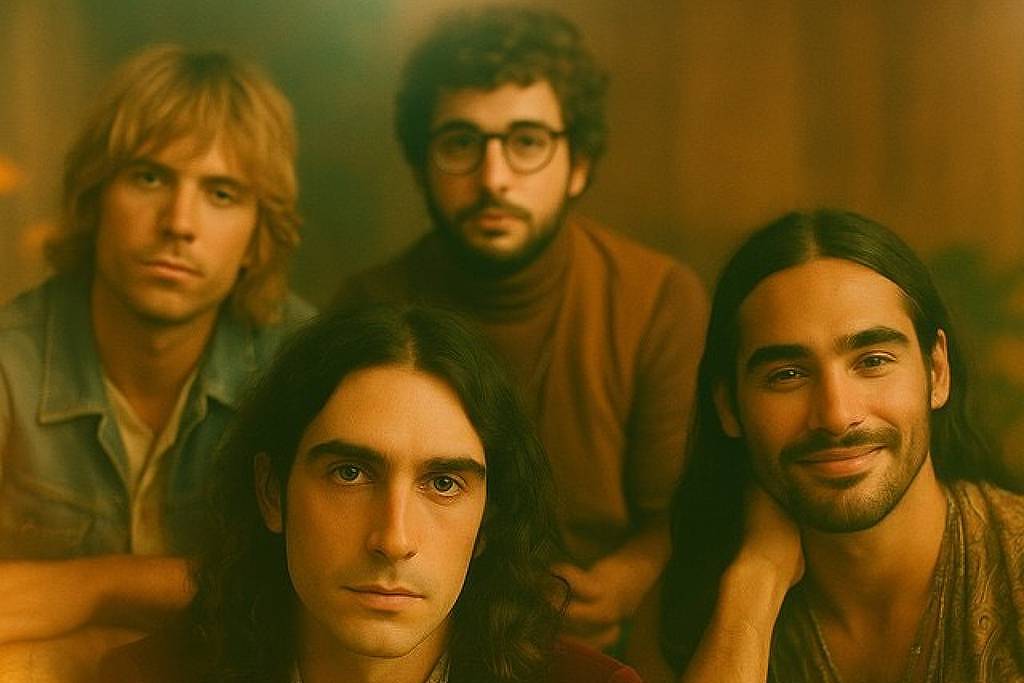 Banda criada por inteligência artificial alcança 500 mil ouvintes mensais Foto da suposta banda The Velvet Sundown (Foto: Reprodução)