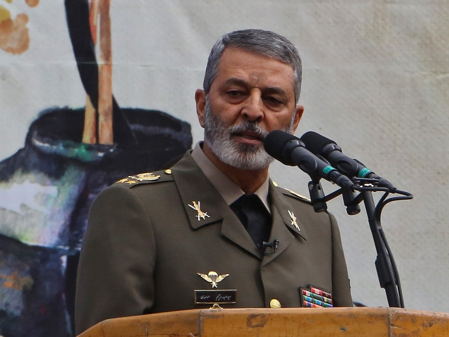 Chefe das Forças Armadas do Irã, major-general Abdolrahim Mousavi (Foto: Atta Kenare / AFP)
