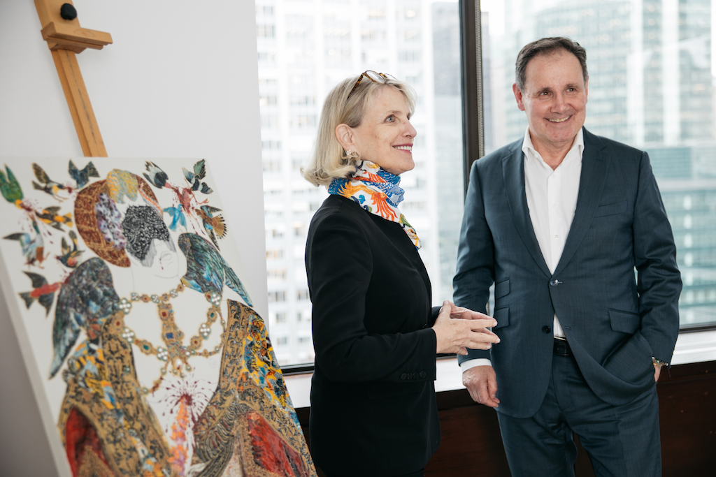 Nanne Dekking e Elizabeth von Habsburg do Winston Artory Group. (Foto: Winston Artory Group)