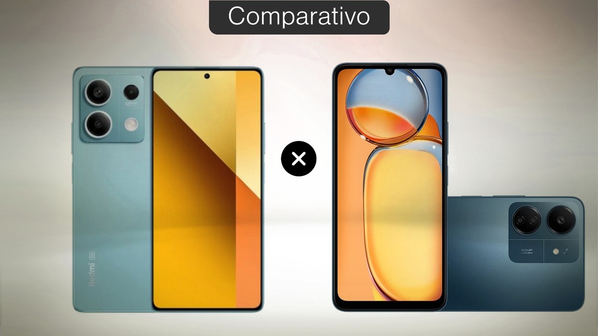 Xiaomi revela diferenças entre Redmi Note 13 e Redmi 13C em novo comparativo Foto: Reprodução