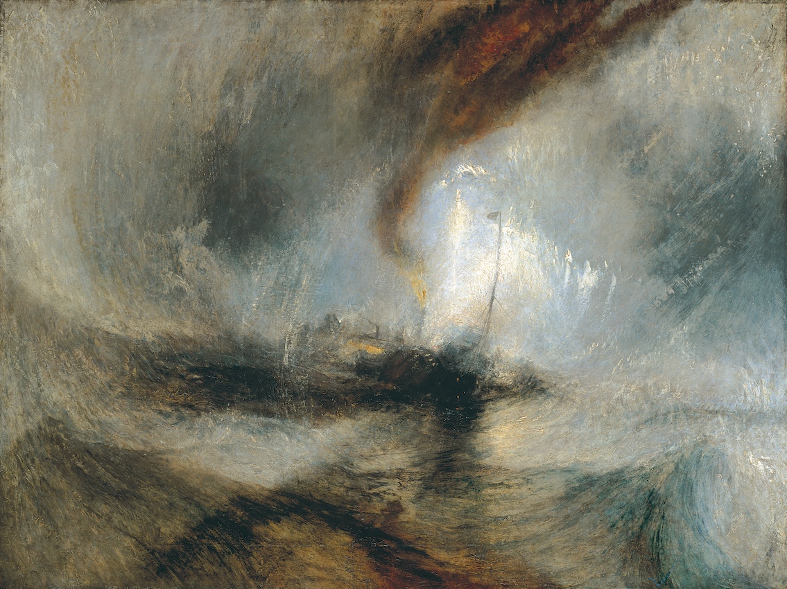 J.M.W. Turner: a importância do mestre da pintura romântica na arte mundial Tempestade de neve - barco a vapor na boca de um porto, c. 1842 (Foto: J.M.W. Turner, Snow Storm - Steam-Boat off a Harbour’s Mouth, c. 1842 Collection of Tate Britain. Wikimedia Commons.)