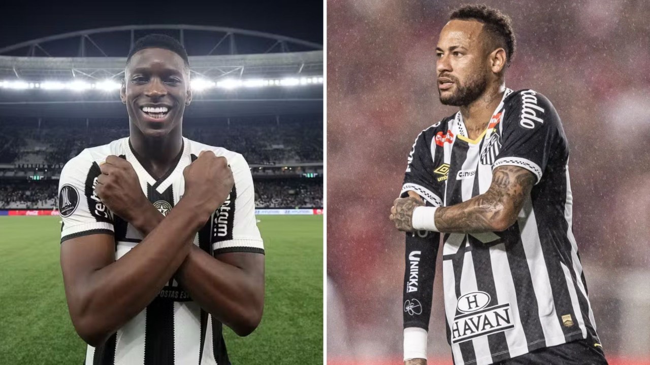 Luiz Henrique e Neymar (Foto: Reprodução)