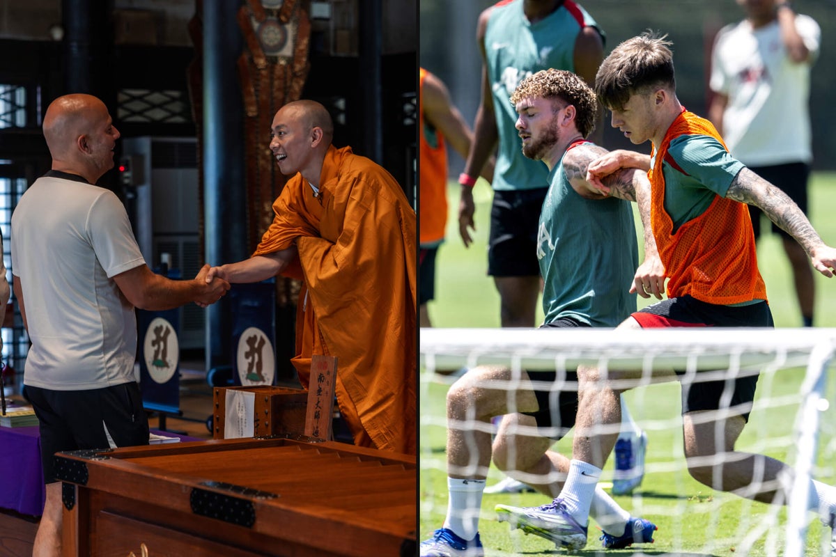 Liverpool revela segredos do treino: lançamentos de Endo e meditação de Salah Foto: Reprodução/The Athletic UK