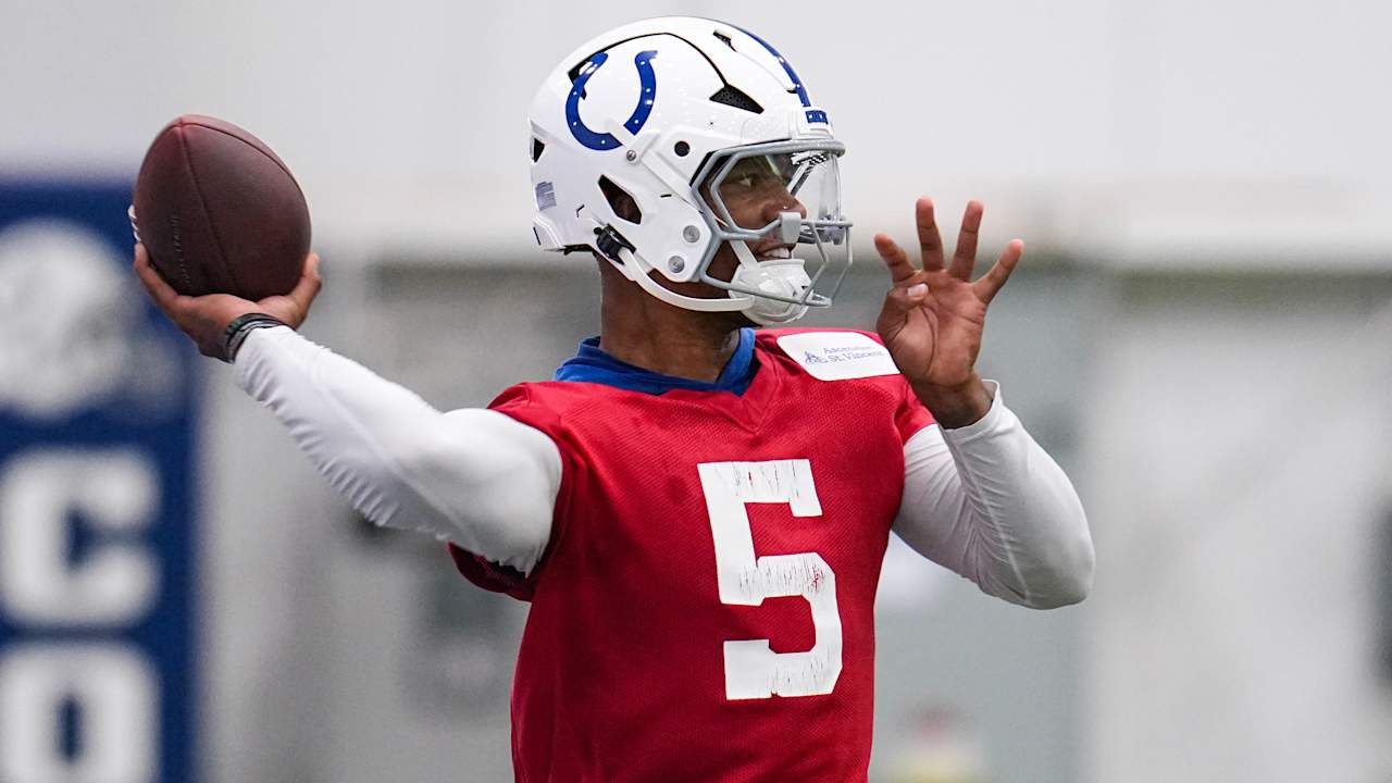 Anthony Richardson deve estar pronto para o treinamento do Colts em julho Foto: Reprodução/@NFL