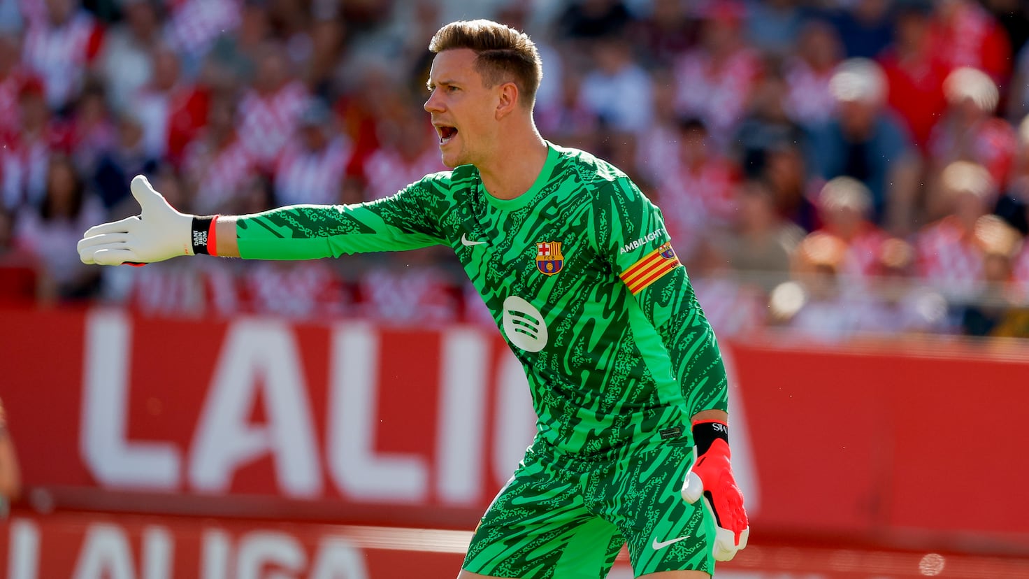 Ter Stegen pode enfrentar sanção após liberar menos de 80% de sua capacidade Foto: Reprodução