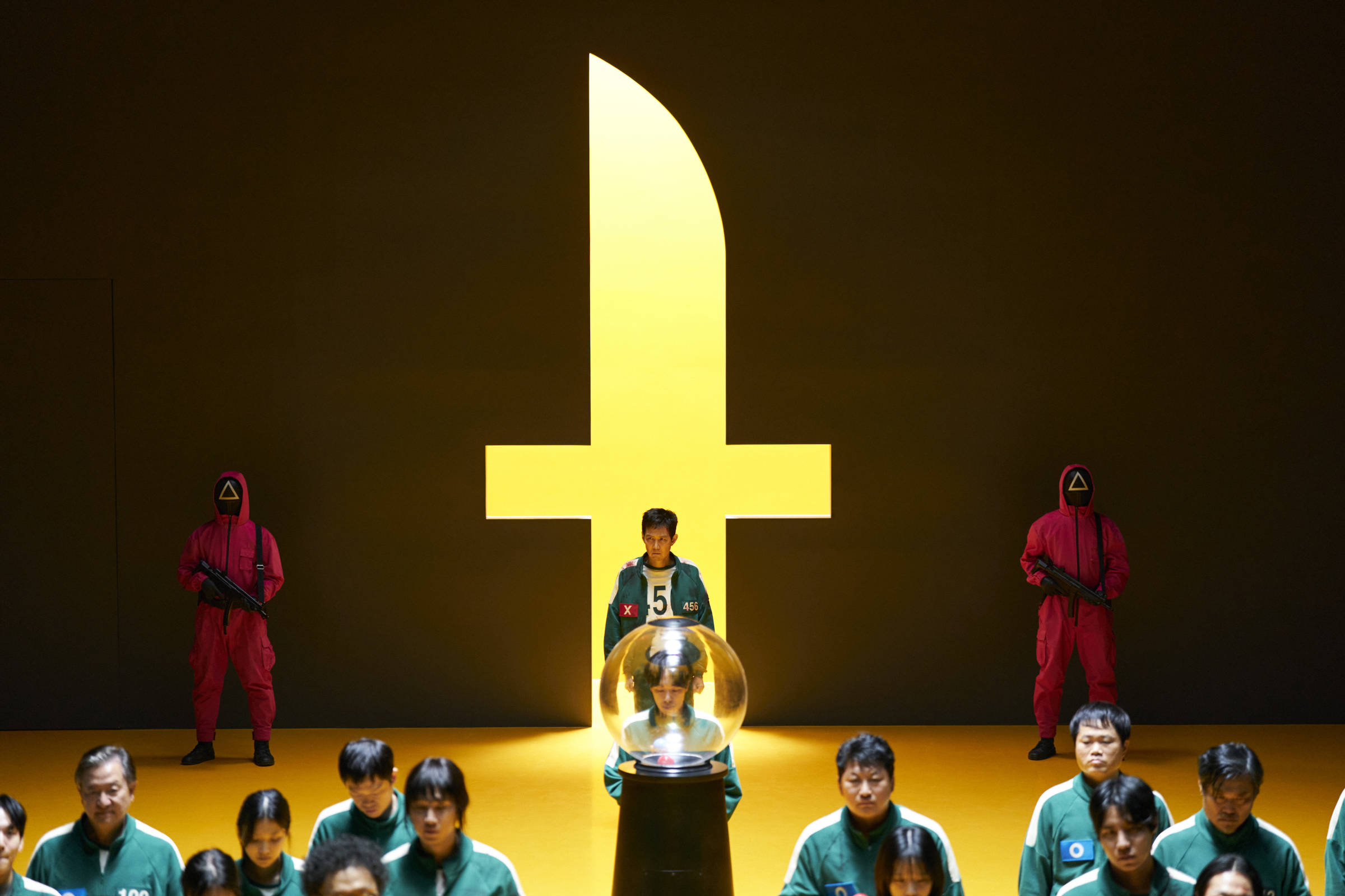 'Round 6' encerra com sucesso e abre caminho para nova franquia internacional Cena da terceira temporada da série "Round 6", da Netflix - No Ju-han (Foto: Divulgação)