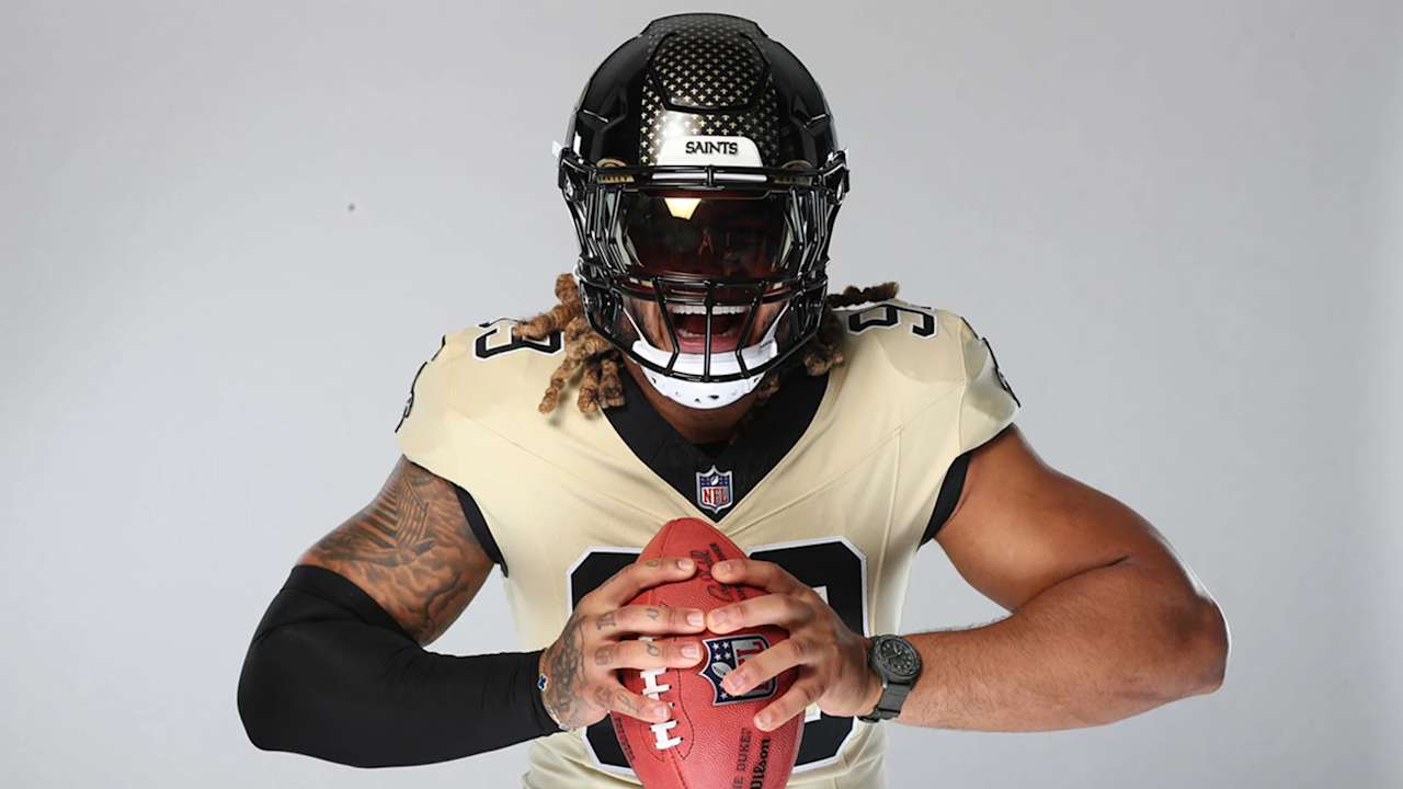 Saints apresentam novo uniforme alternativo 'Gameday Golds' para 2025 Foto: Reprodução/@NFL