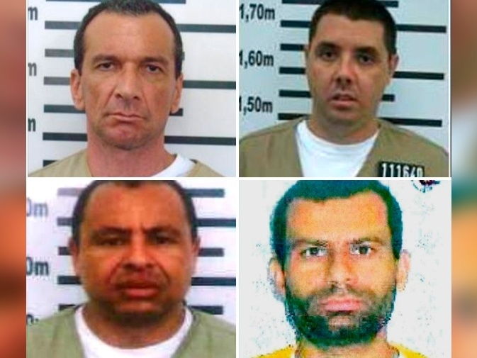 Inimigos de Marcola no PCC: conheça Tiriça, Andinho e Vida Loka Marcola (primeiro na fileira de cima), Tiriça, Vida Loka e Andinho; antigos parceiros do traficante, hoje seus arqui-inimigos (Foto: Reprodução)