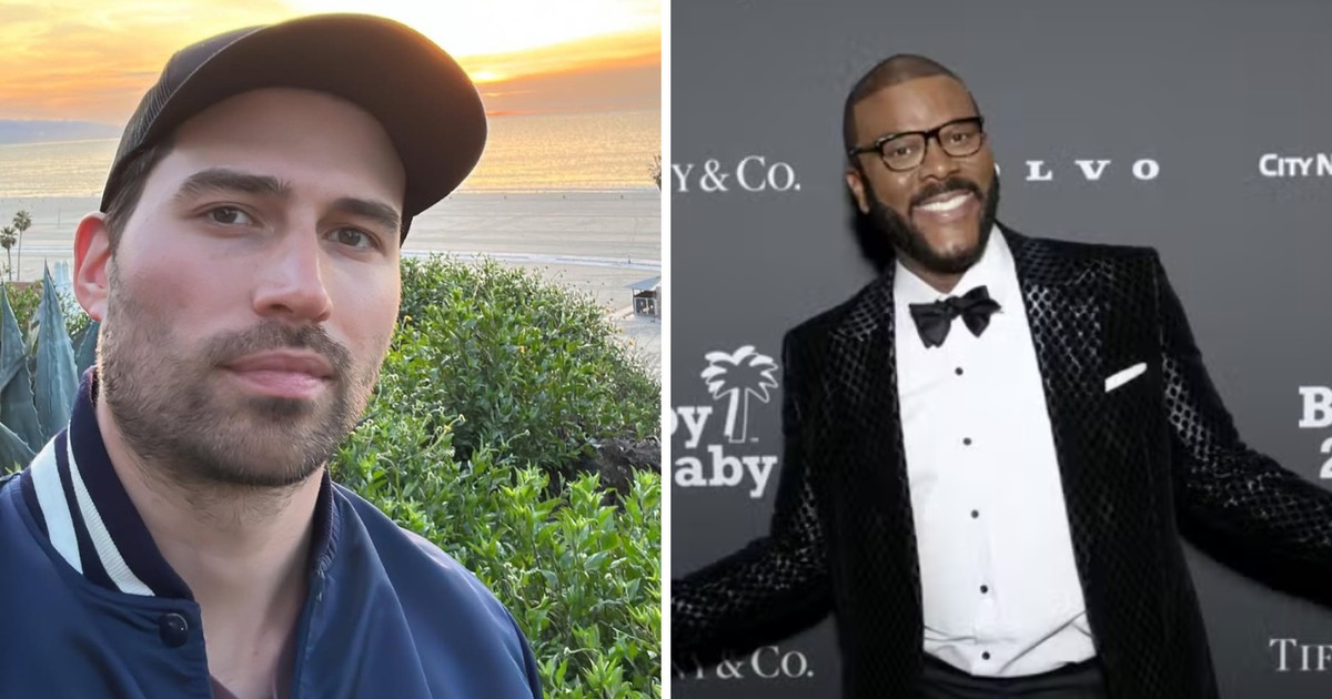 Ator denuncia magnata do cinema por assédio sexual e busca justiça Derek Dixon e Tyler Perry (Foto: Reprodução)