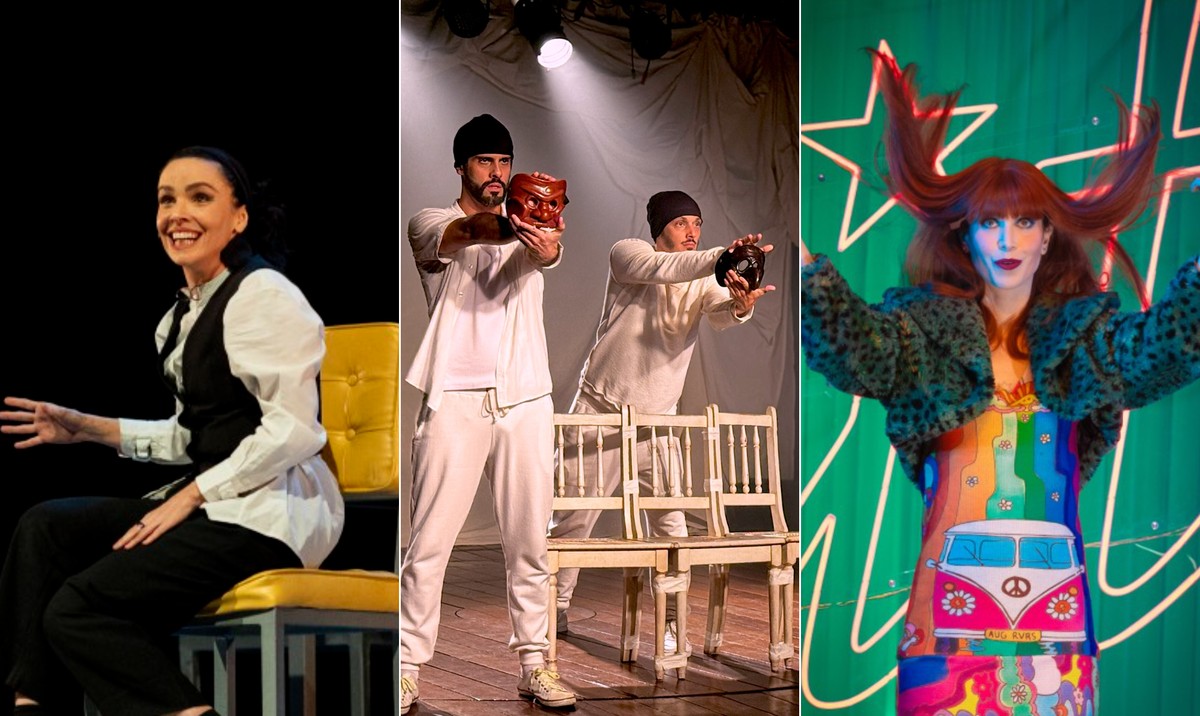 Teatros do Rio de Janeiro oferecem monólogos, comédias e musicais imperdíveis Prima Facie, A coisa e musical da Rita Lee — Foto: arte