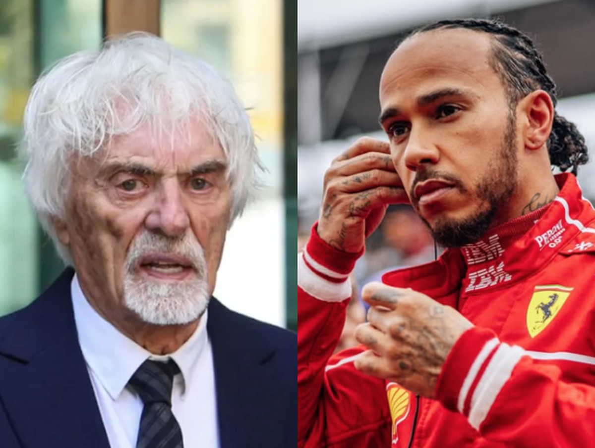 Ex-chefão da F1 critica Hamilton e diz que hepta foi sorte em era sem concorrência Bernie Ecclestone criticou desempenho de Lewis Hamilton na Ferrari (Foto: AFP//Reprodução)