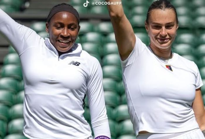 Gauff e Sabalenka se reencontram com dança na grama em emocionante partida Foto: Reprodução