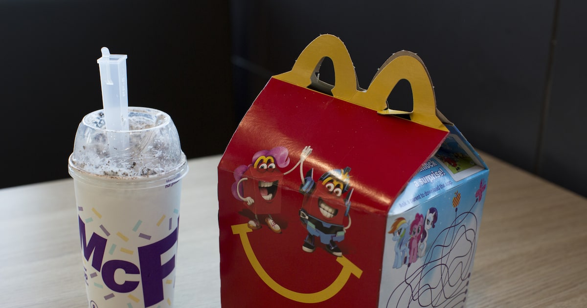 Os esforços da rede no segundo trimestre para atrair clientes incluíram o lançamento do filme Minecraft e uma oferta por tempo limitado com o tema Squishmallows. (Foto: Caitlin O'Hara/Bloomberg)