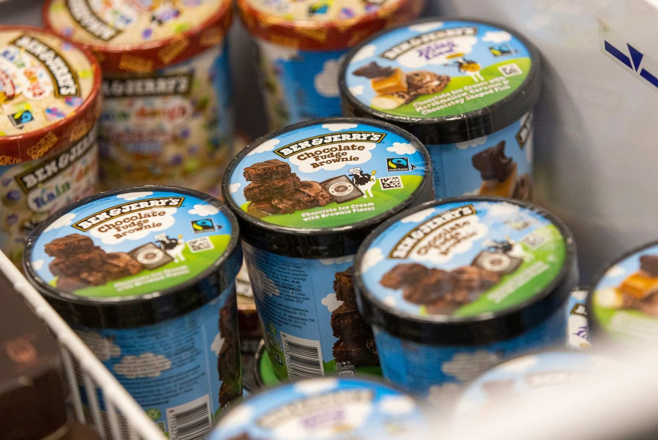 Ben & Jerry's: divisão de sorvetes da Unilever reflete crescimento nas vendas da empresa no segundo trimestre de 2025. (Foto: Bloomberg Businessweek/BLOOMBERG BUSINESSWEEK)