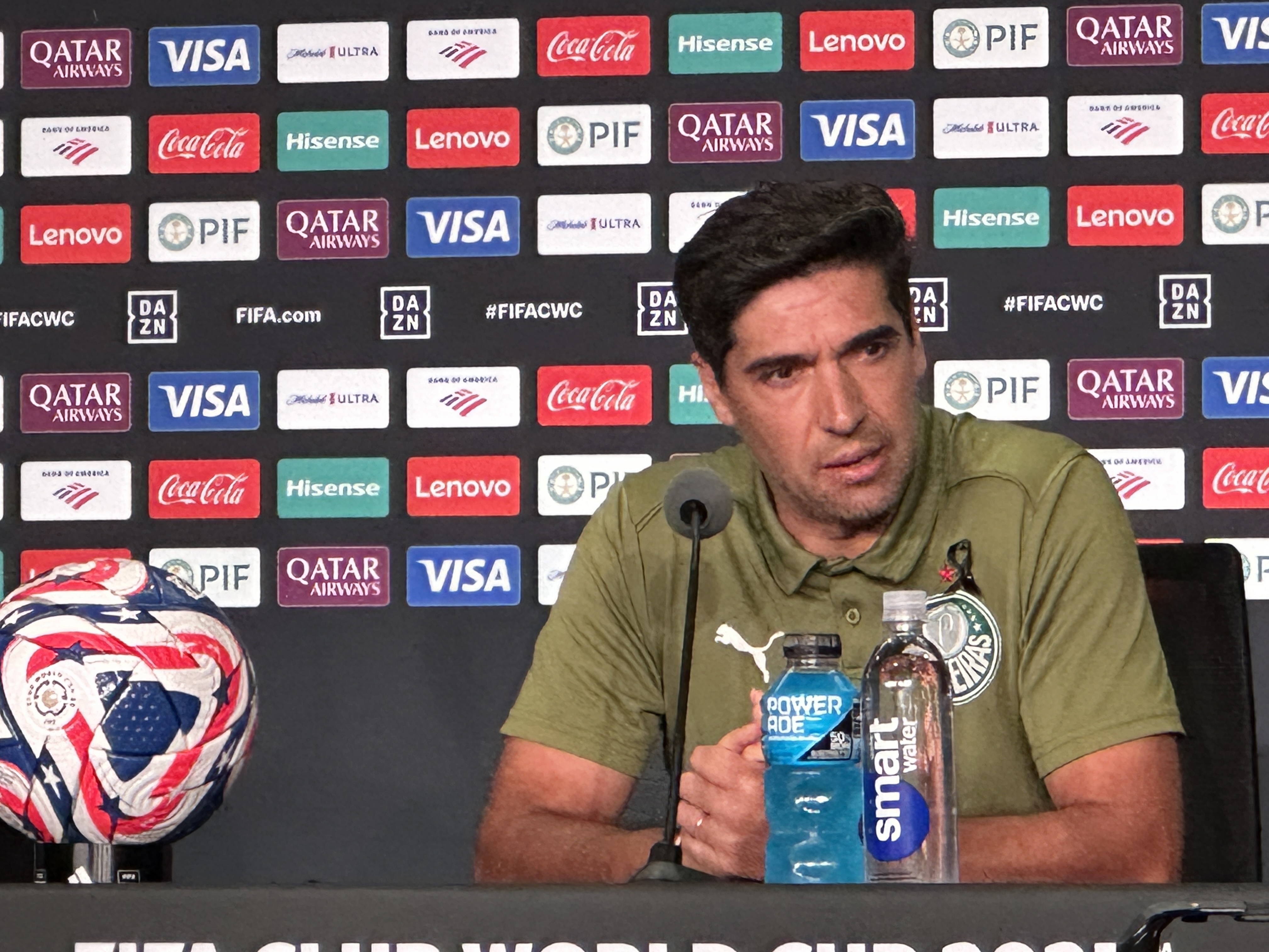 Palmeiras é visto como azarão contra Chelsea e Abel pede apoio dos torcedores Foto: Reprodução