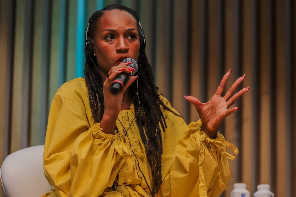 Referência em afroturismo será embaixadora do Festival Gastronomia Preta Martinique Lewis veio ao Rio planejar o Black Travel Summit, que será em novembro (Foto: Divulgação)