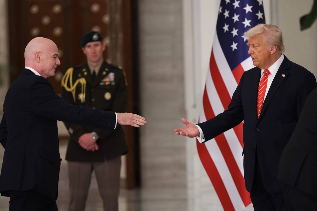 FIFA é pressionada a intervir contra política de imigração de Trump na Copa de 2026 Foto: Reprodução/The Athletic UK