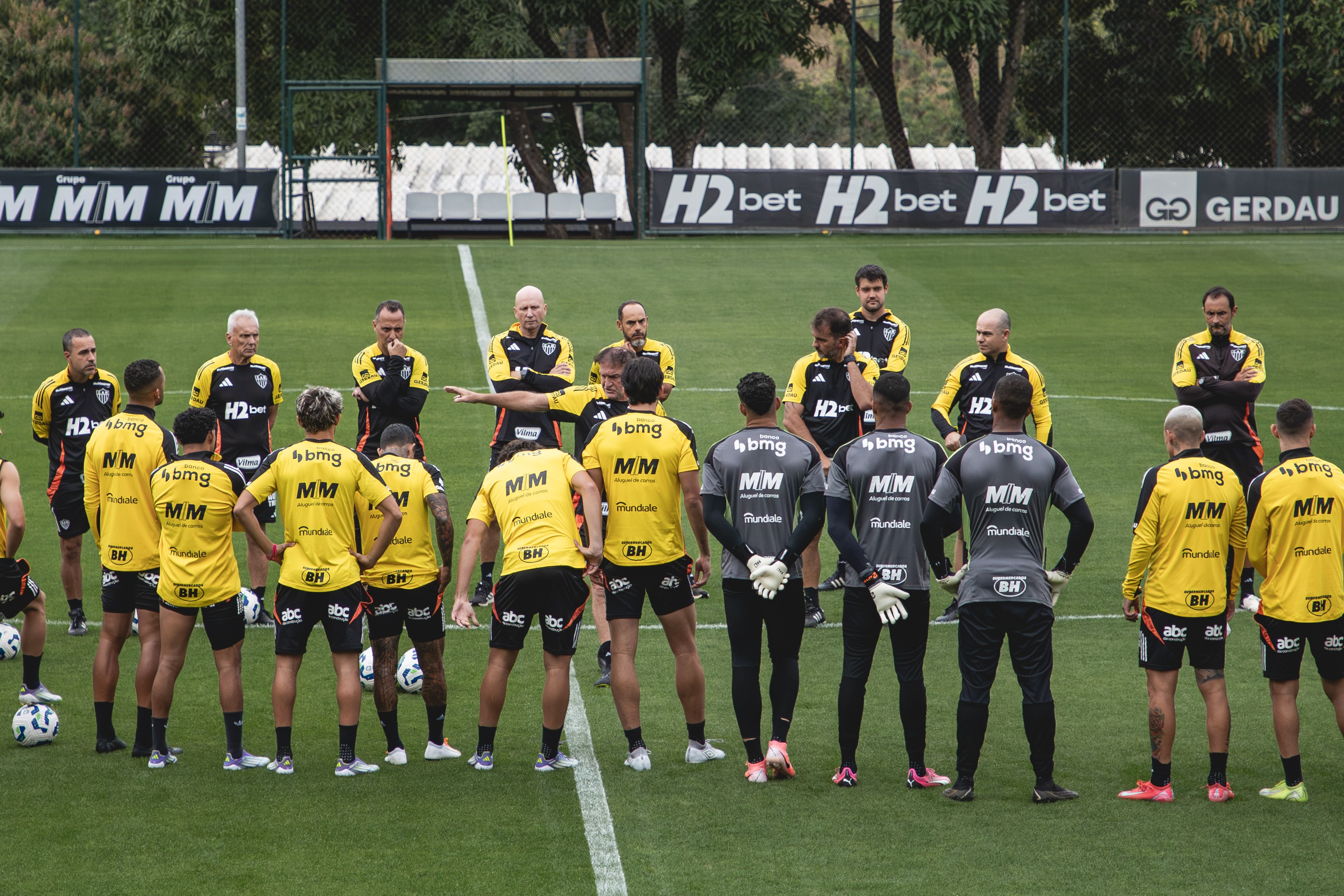 Galo define time para duelo decisivo contra o Flamengo em casa Foto: Reprodução