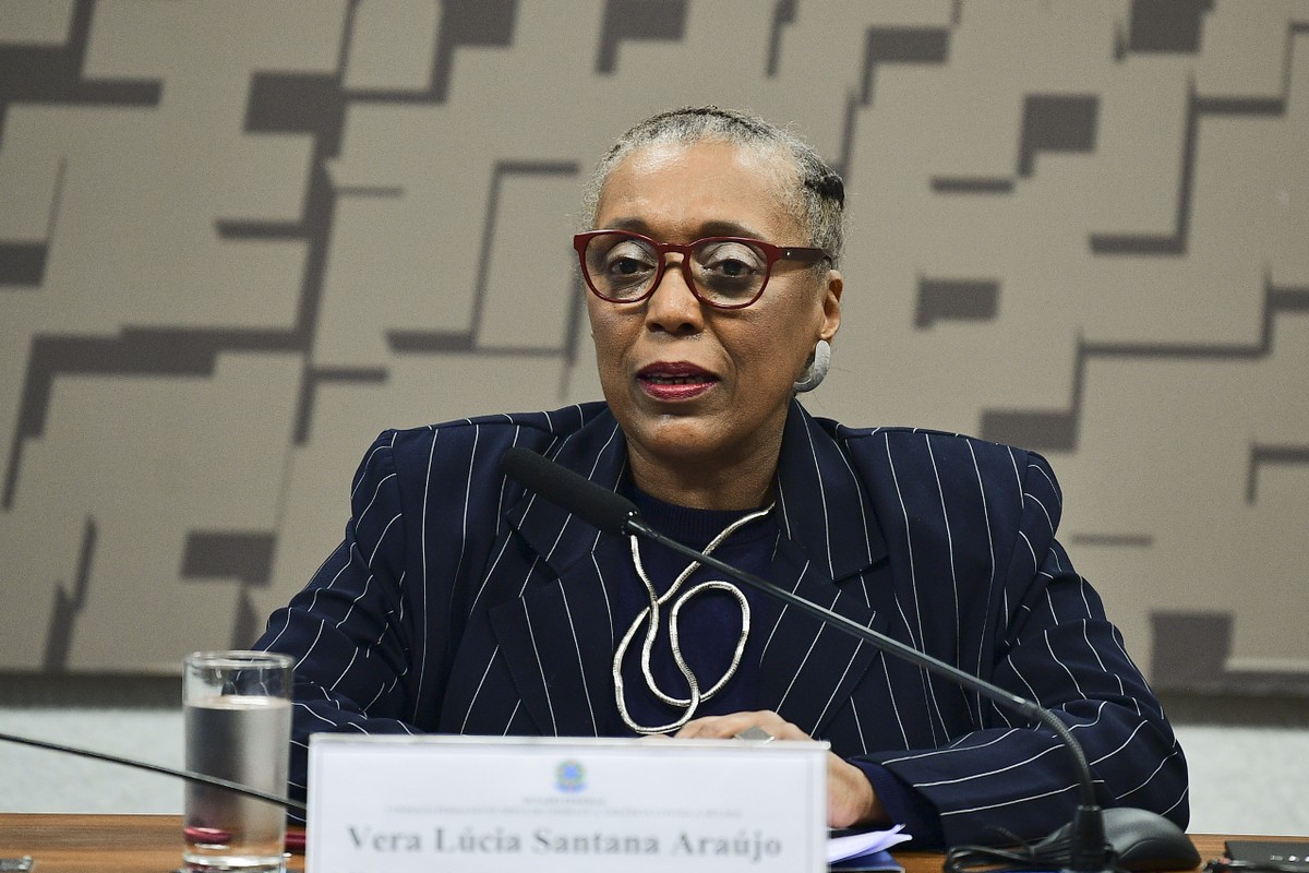 Candidata de Janja critica bolsonarismo e é indicada ao TSE Ministra do TSE Vera Lúcia Araújo durante audiência no Senado Federal em maio de 2025 (Foto: Pedro França/Agência Senado)