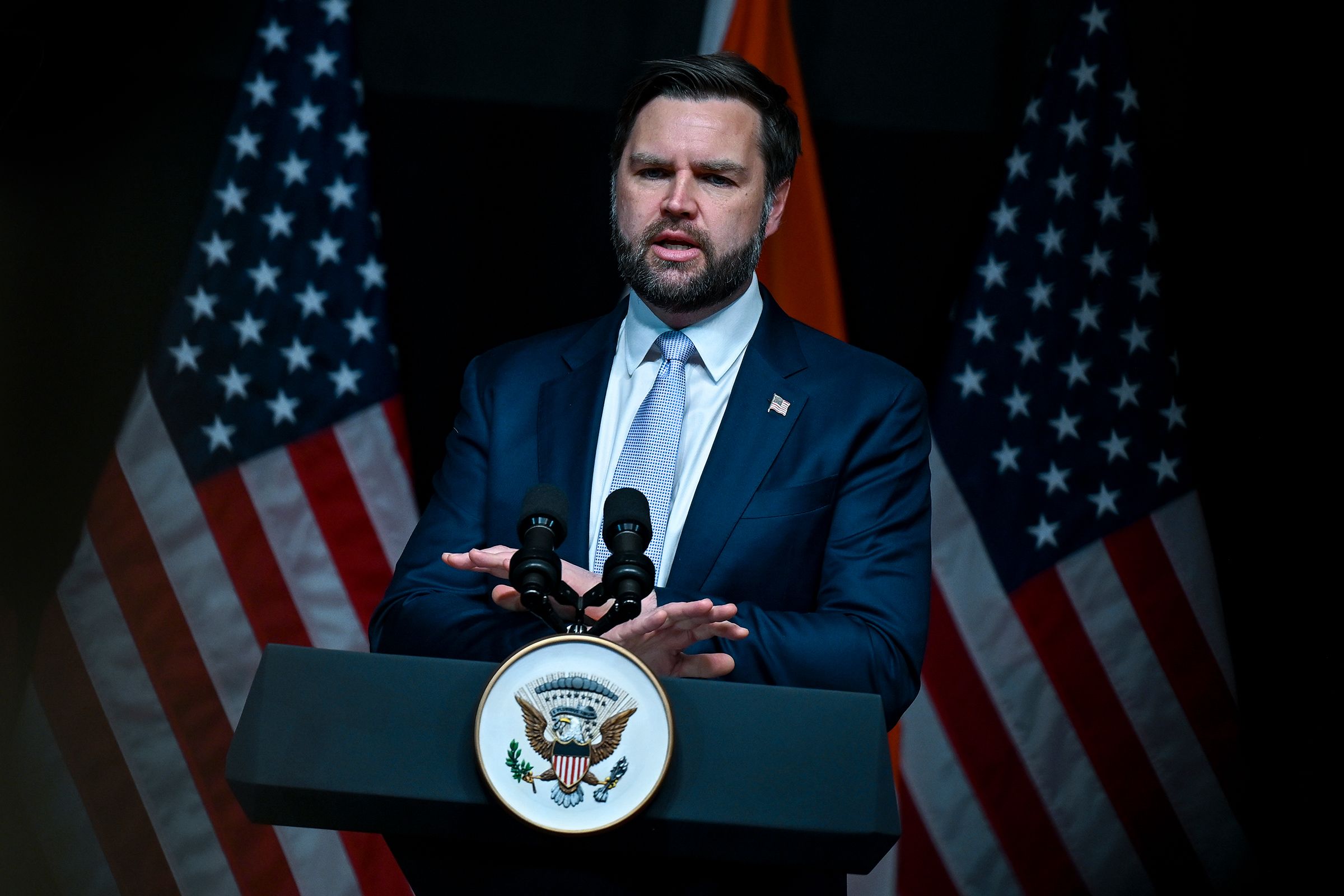 JD Vance promove a doutrina de Trump na política externa americana Kenny Holston/The New York Times/Redux
