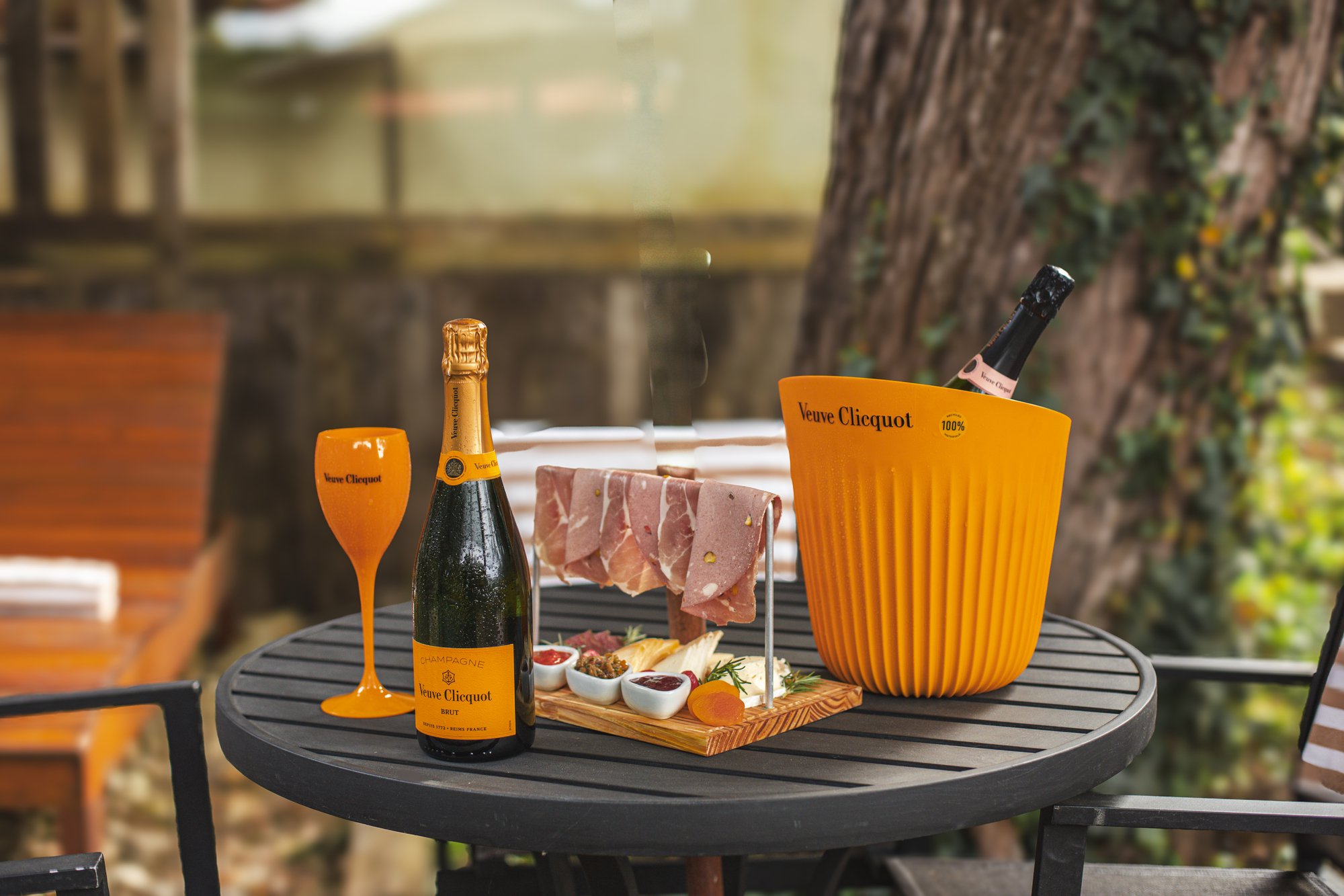 Veuve Clicquot: marca inaugura Terraço de Inverno no Hotel Boutique Quebra-Noz. (Foto: Divulgação)