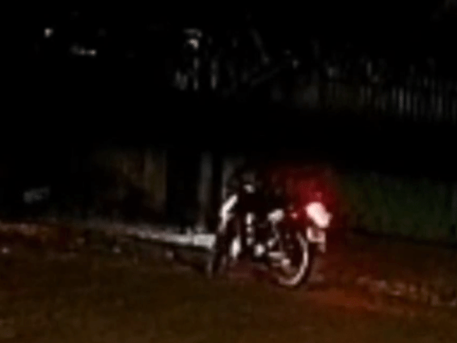 Jovem é gravemente ferido por pitbull e perde parte da orelha em ataque brutal Câmera de segurança flagrou ataque (Foto: Reprodução)
