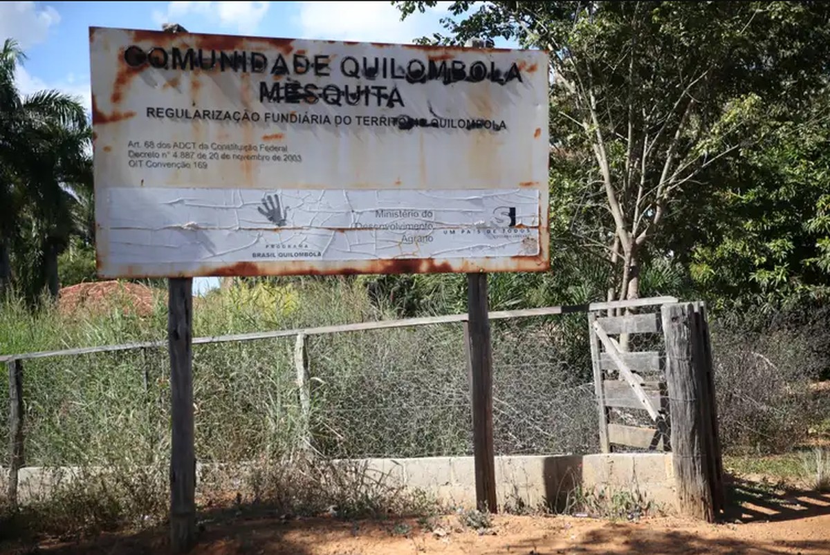 Comunidade quilombola de Mesquita (Foto: José Cruz/Agência Brasil)