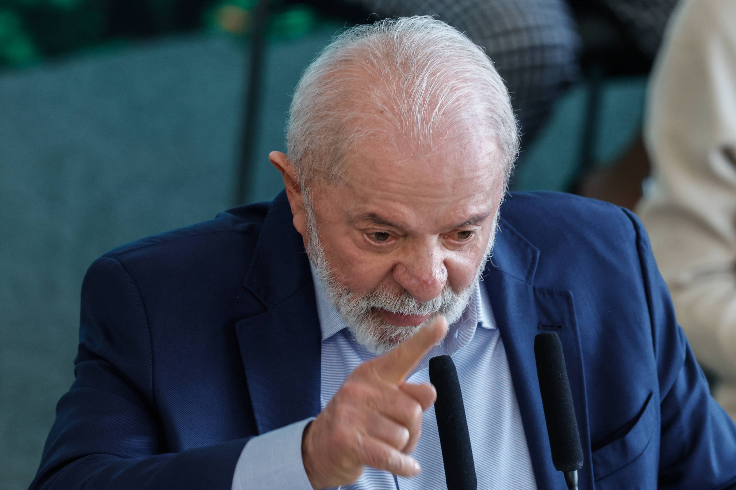 Lula se encontra com CEOs de bancos para reformular crédito imobiliário Presidente Luiz Inácio Lula da Silva (PT) no Palácio do Planalto (Foto: Gabriela Biló/Folhapress)