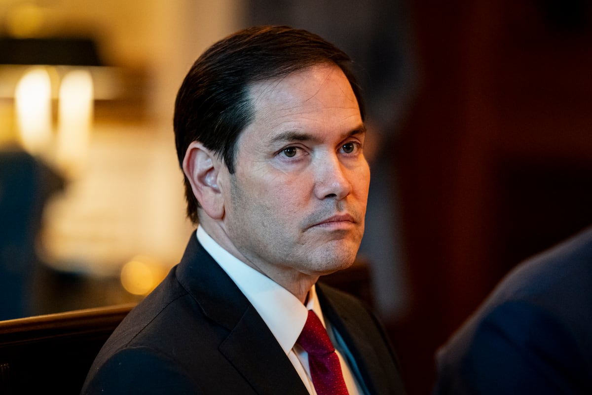 Trump negocia troca de presos com Venezuela por migrantes deportados a El Salvador Marco Rubio na Casa Branca, Washington. (Foto: AL DRAGO / POOL - EFE)