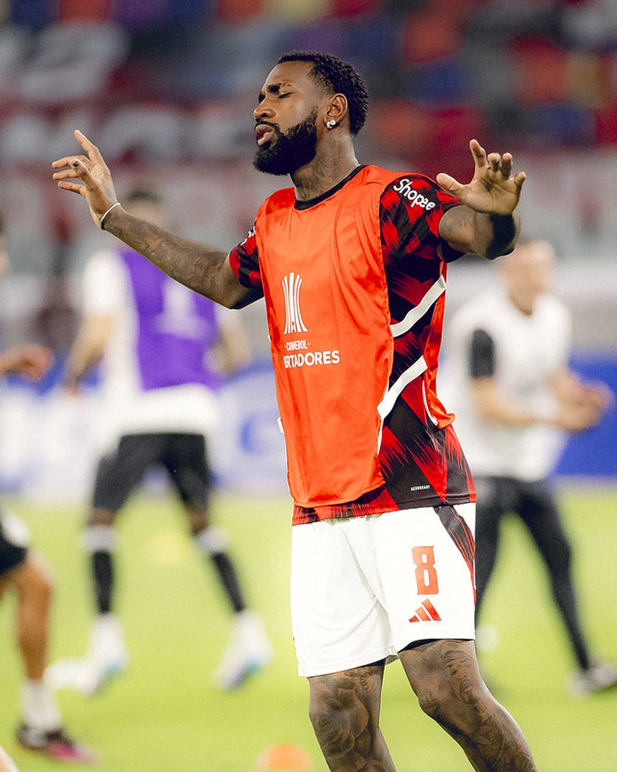 Gerson em ação no Flamengo (Foto: Flamengo)