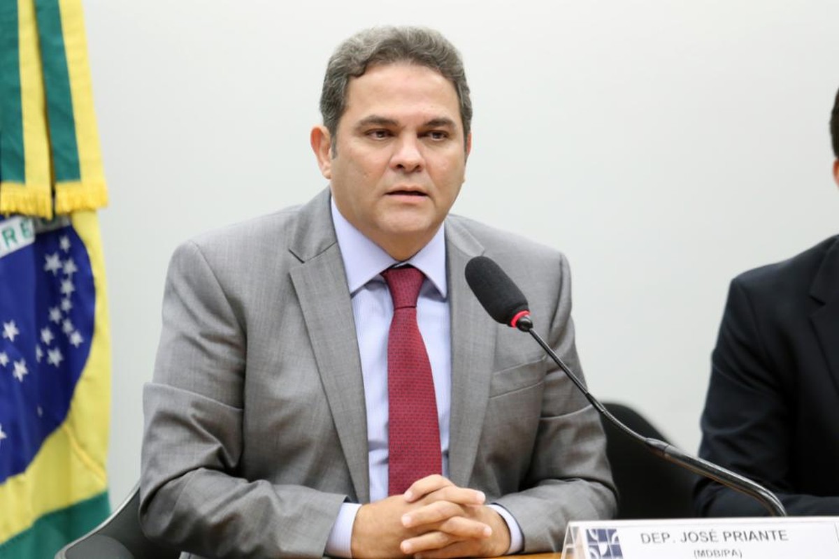 Comissão aprova leilão de óleo e gás que pode gerar R$ 20 bilhões para o Orçamento Deputado José Priante (MDB-PA) (Foto: Billy Boss/Câmara dos Deputados)