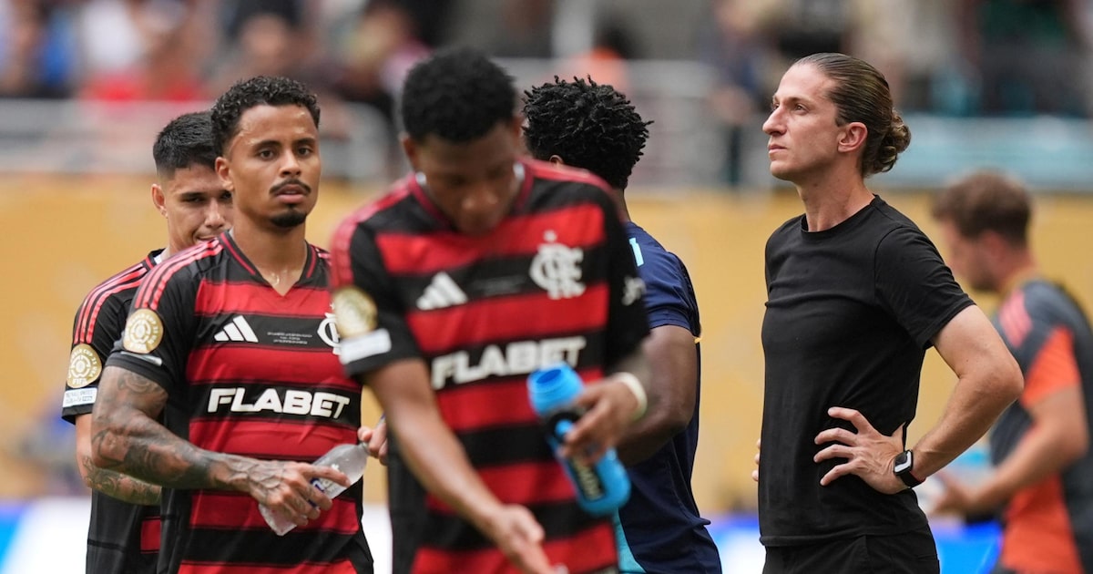 Filipe Luis elogiou desempenho do Flamengo diante do Bayern apesar de derrota por 4 a 2. (Foto: Rebecca Blackwell/AP)