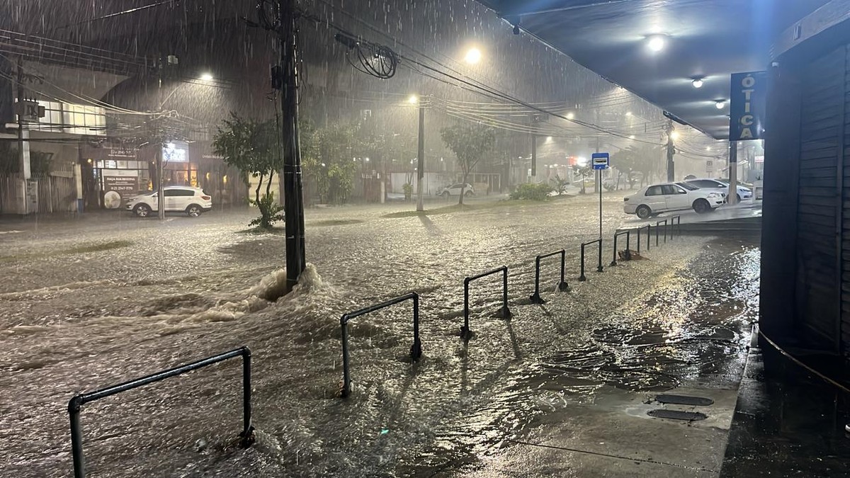 Temporal no Rio de Janeiro (Foto: Matheus Carrera/CBN)