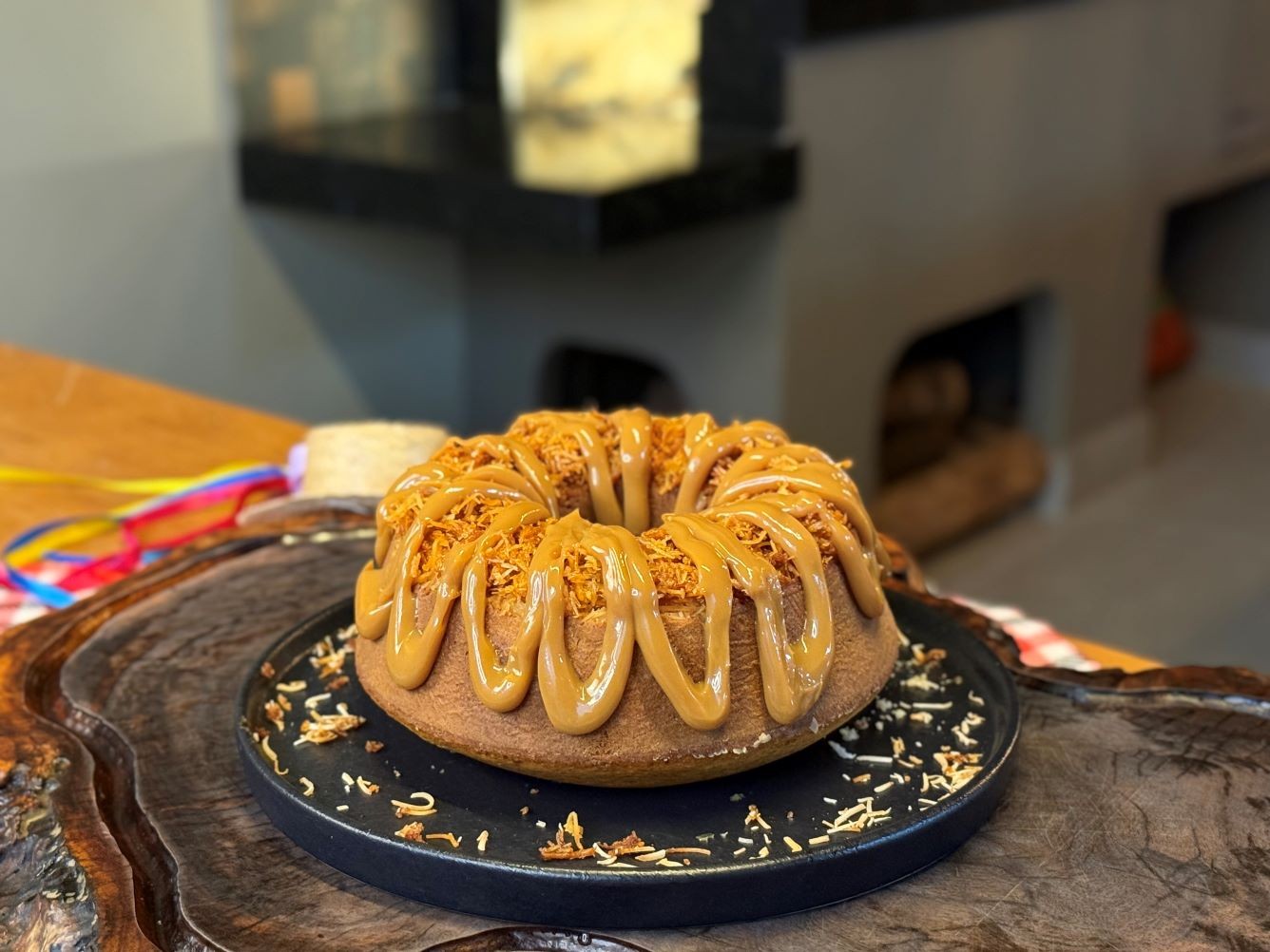 Aprenda a fazer um delicioso bolo de cocada na air fryer para sua festa junina Foto: Reprodução