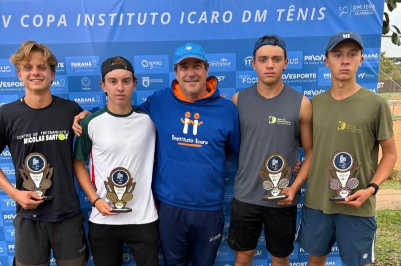Storck define campeões de duplas no torneio de 18 anos em Curitiba Foto: Reprodução