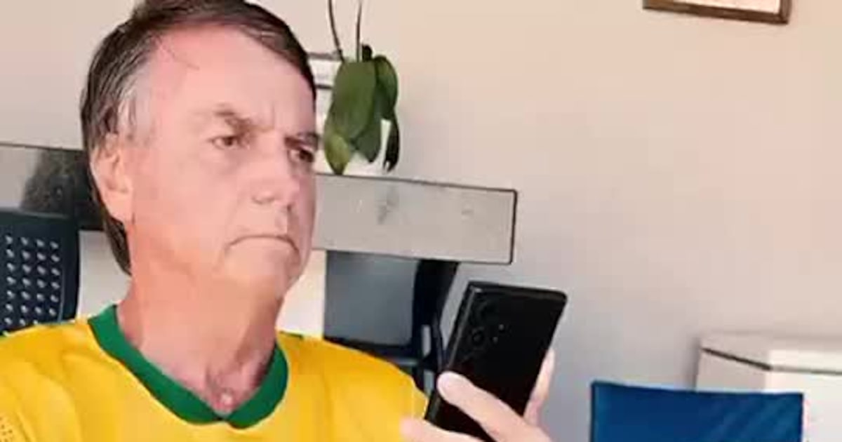 Bolsonaro aparece nas redes de Flávio (Foto: Reprodução)