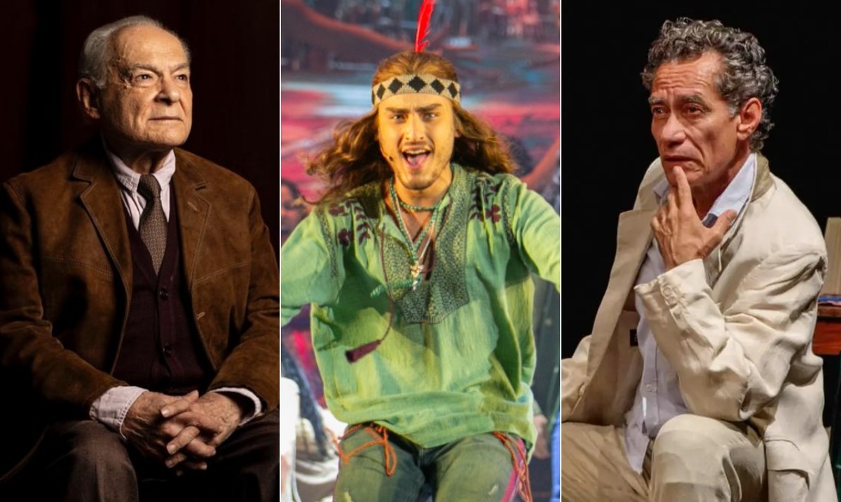 Espetáculos em cartaz no Rio trazem Othon Bastos, nova versão de 'Hair' e Chico Diaz Não me entrego, não, Hair, e A Lua vem da Ásia em cartaz no Rio (Foto: Divulgação)